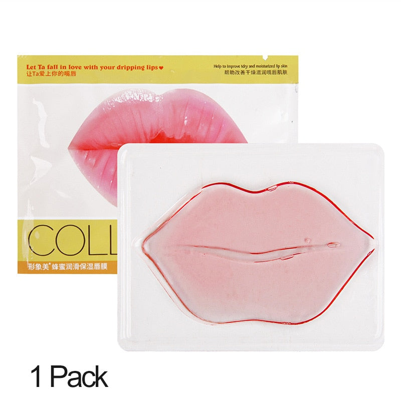 Moisturizing Lips Mask Crystal Collagen Crystal Collagen Lip Mask Pads Anti Ageing Essence Gel Lips Care Patch Lip Plumper