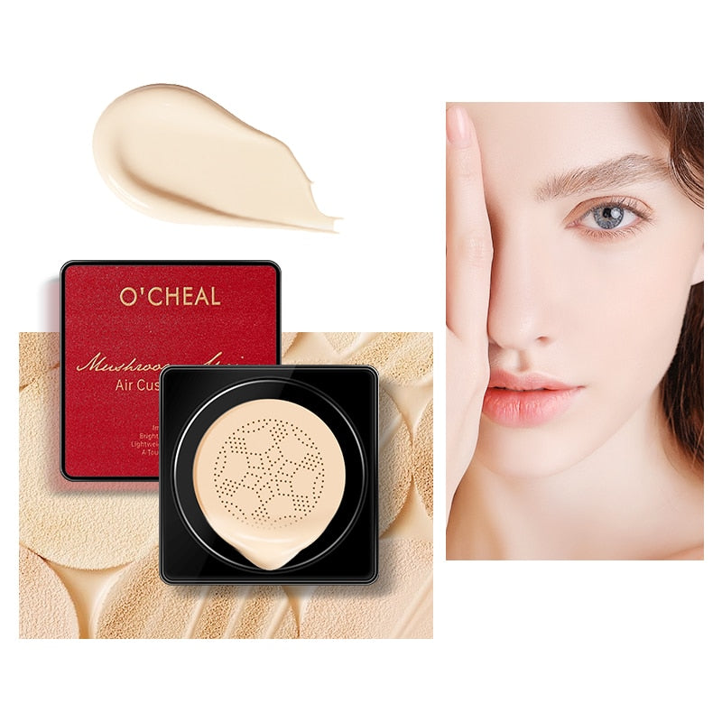 Mushroom Head BB Cream Foundation Cream for Face Makeup Concealer Cushion for Face Base Cream with Whitening CC Cream