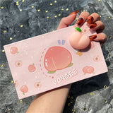 Honey Peach 18 Colors Eyeshadow Palette Waterproof Long Lasting Shimmer Matte Eyes Makeup Cute Glitter Highlights Shadow Pallete