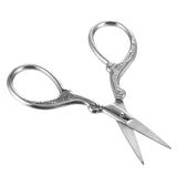 Classic Beauty Makeup Facial Hair Remover Tool Small Stainless Steel Eyebrow Comb Scissors Manicure Nail Cuticle Trimmer Scissor