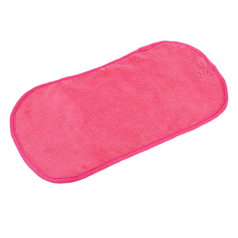 hot 18x40cm Microfiber Pad Cleansing Tool Makeup Remover Towel Reusable Wipe Cloth Face Care  Reusable  Makeup Removing  Soft