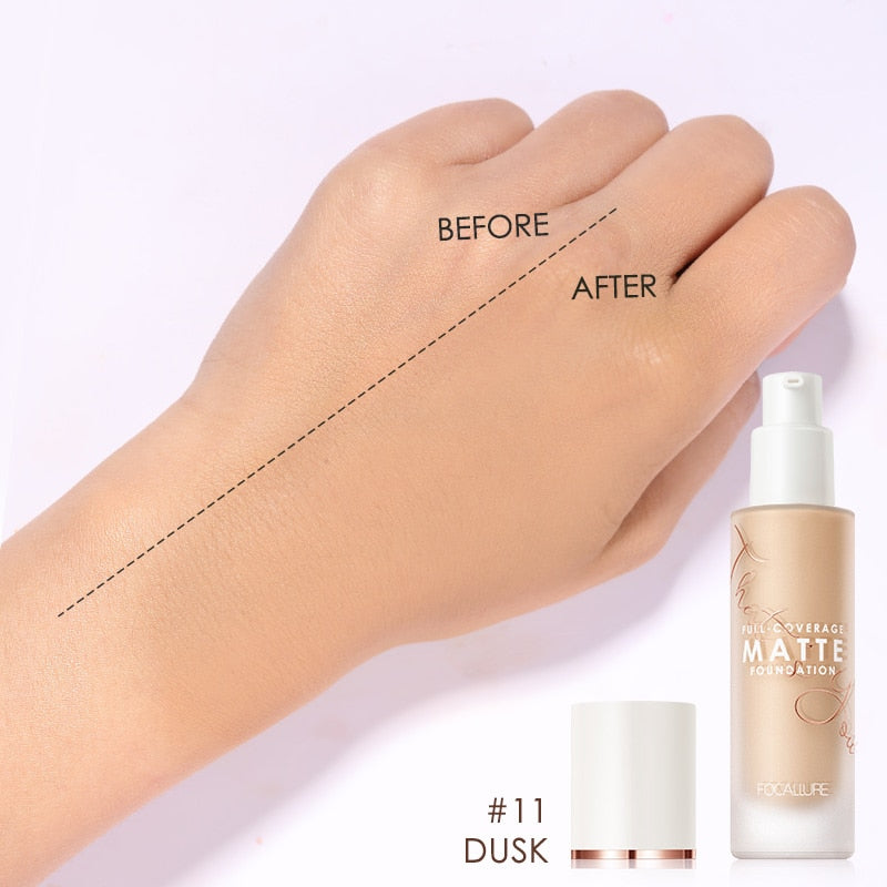 Liquid Foundation Long-Lasting Matte Waterproof Oil-Control Easy To Wear Corrector Cream Concealing Eye Dark Circle