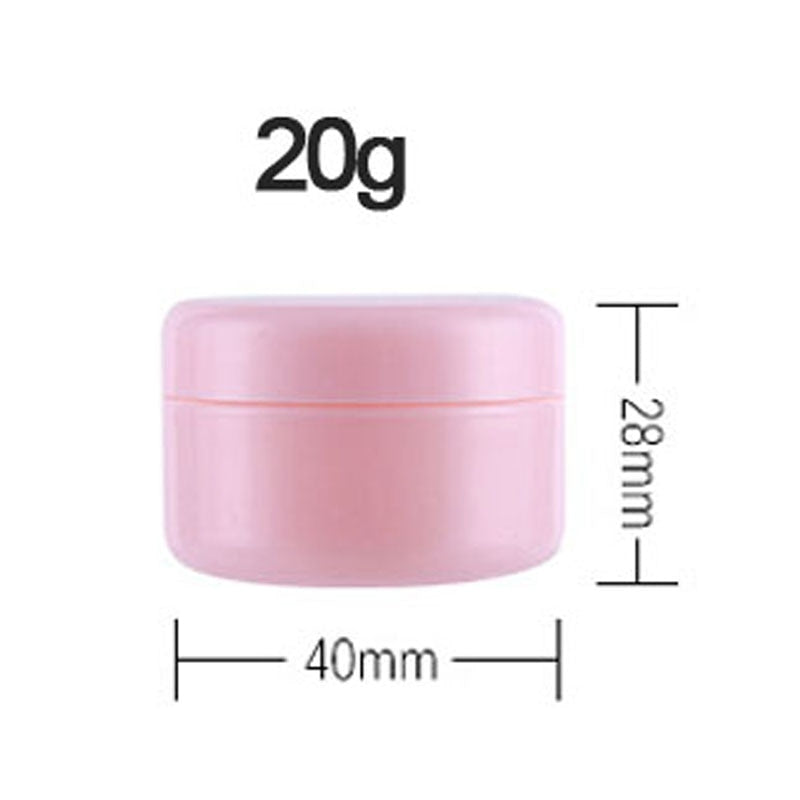 30/60Pcs 10g 20g 30g 50g 100g Refillable Bottles Pink Plastic Empty Makeup Jar Pot Travel Face Cream Lotion Cosmetic Container