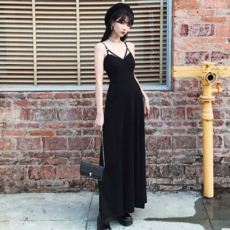 Gothic Summer Halter Dress