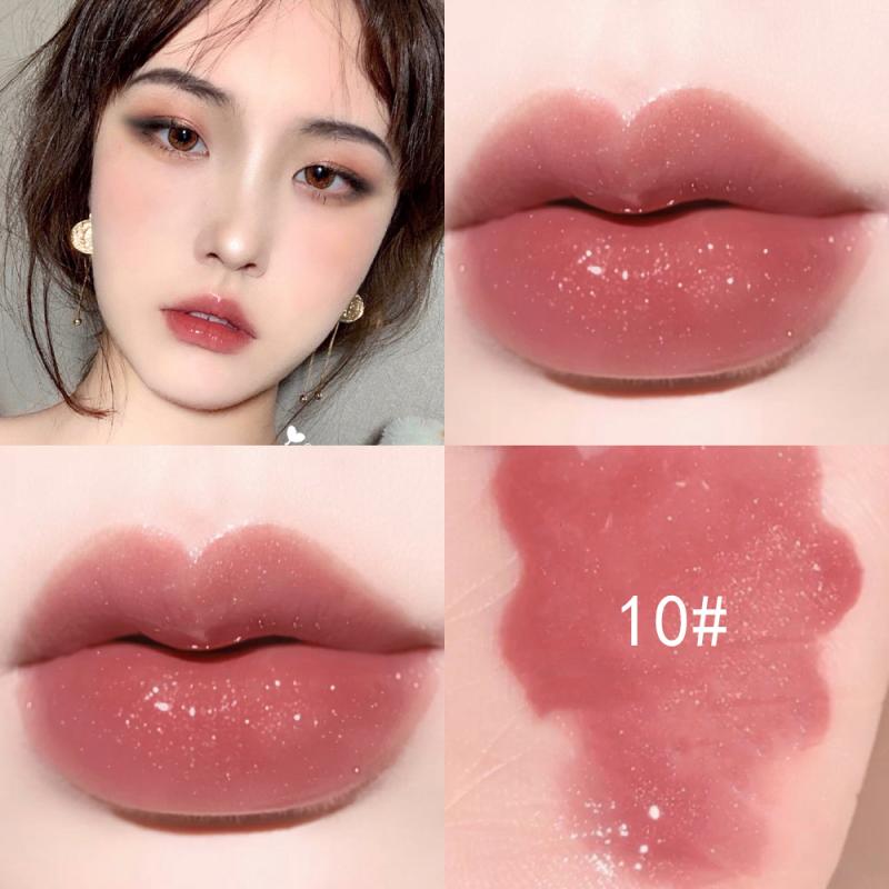 TEAYASON Lip Glaze Air Lip Glaze Set Lip Gloss Lipstick Colorless Transparent Lip Gloss Shining Lip Glass Makeup TSLM1