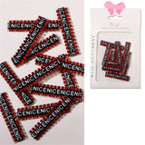 Hot DIY Nail Decor Manicure Diamond English Letters Nail Art Decorations 3D Nail Sticker Manicure Tools