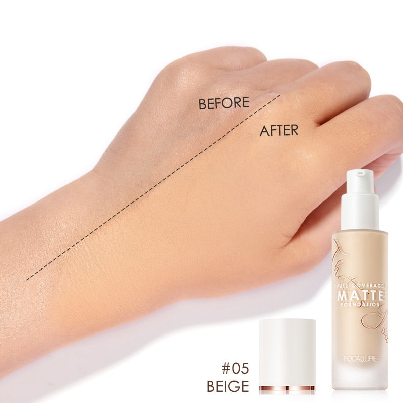 Liquid Foundation Long-Lasting Matte Waterproof Oil-Control Easy To Wear Corrector Cream Concealing Eye Dark Circle