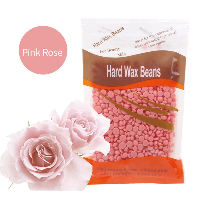 100g/Pack Wax beans Depilatory Hot Film Wax Pellet  Removing Bikini Face Hair Legs Arm Hair Removal Bean Unisex