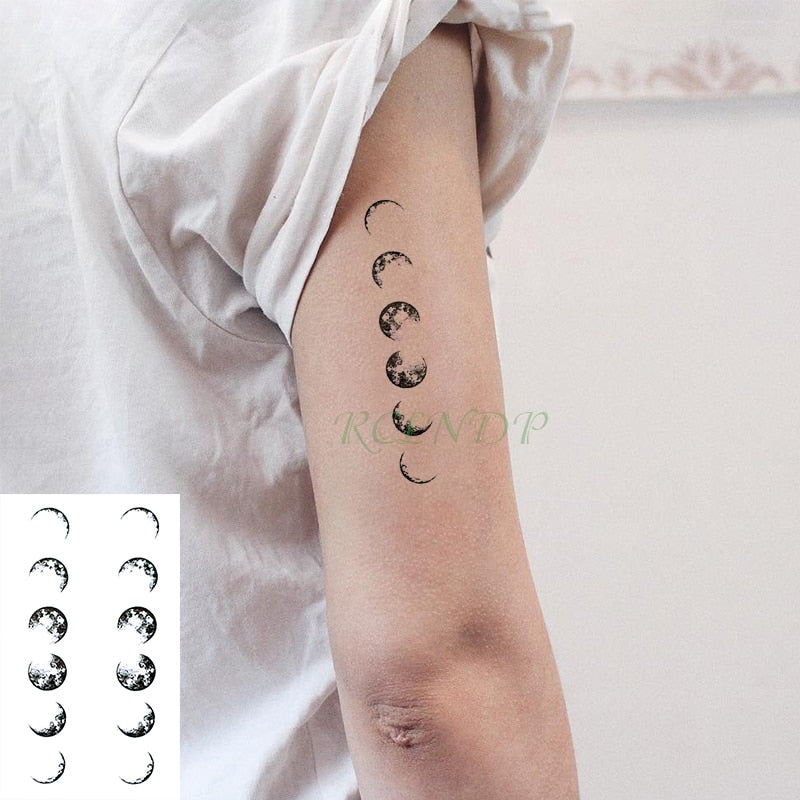 Waterproof Temporary Tattoo Sticker Wave Love Heart Fake Tatto Flash Tatoo Tatouage Wrist Foot Hand Neck For Girl Women Men