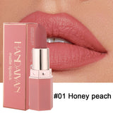 6 Colors Makeup Matte Lipstick Waterproof Long Lasting Lip Stick Sexy Red Pink Velvet Nude Lipsticks Women Cosmetics Batom