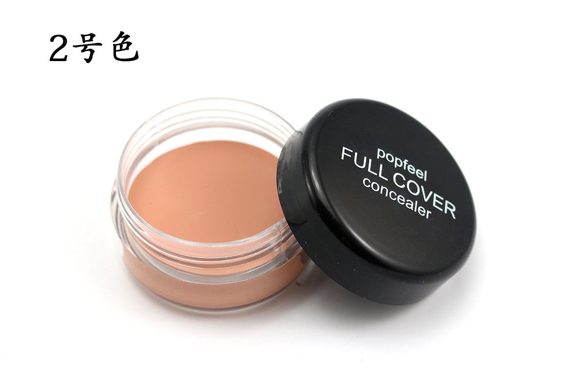 Oklulu Liquid Face Foundation Base Concealer Cream Face Cover Blemish Hide Dark Spot Blemish Eye Lip Contour Makeup Cosmetic TSLM1