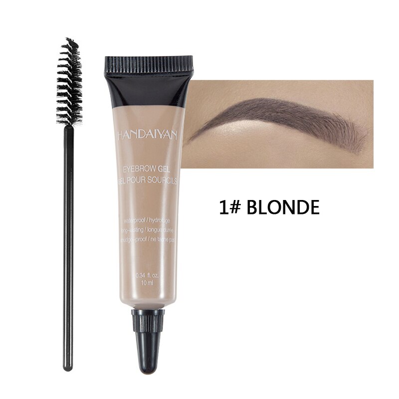 6 Colors Long Lasting Eyebrow Gel Waterproof Dyed Brow Professional Natural Eyebrow Enhancers Cream EyeBrows Makeup Cosmetics