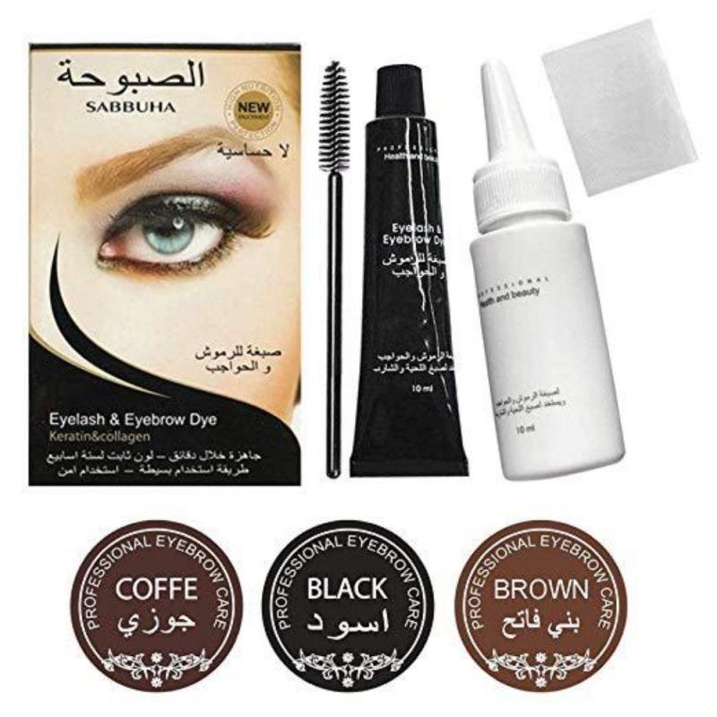 Oklulu 15 Minute Fast Tint Easy Dye Eyebrow Gel Waterproof Natural Eyelashes Dye Tint Gel Eyelash Brown Cream Eye Makeup TSLM2