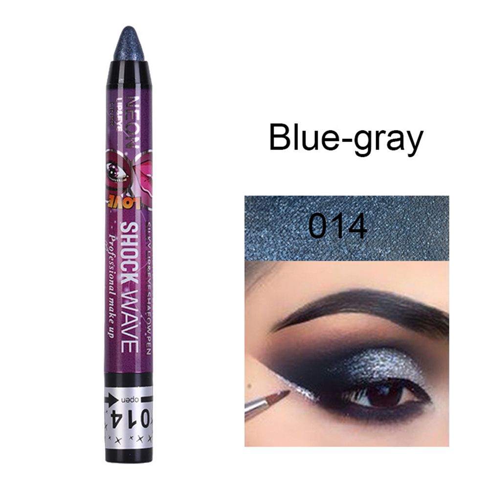 Waterproof 2 In 1 Eyeshadow Stick Pencil & Lip Pen Long-lasting Colored Gradient Shimmer Eyeshadow Highlighter Makeup