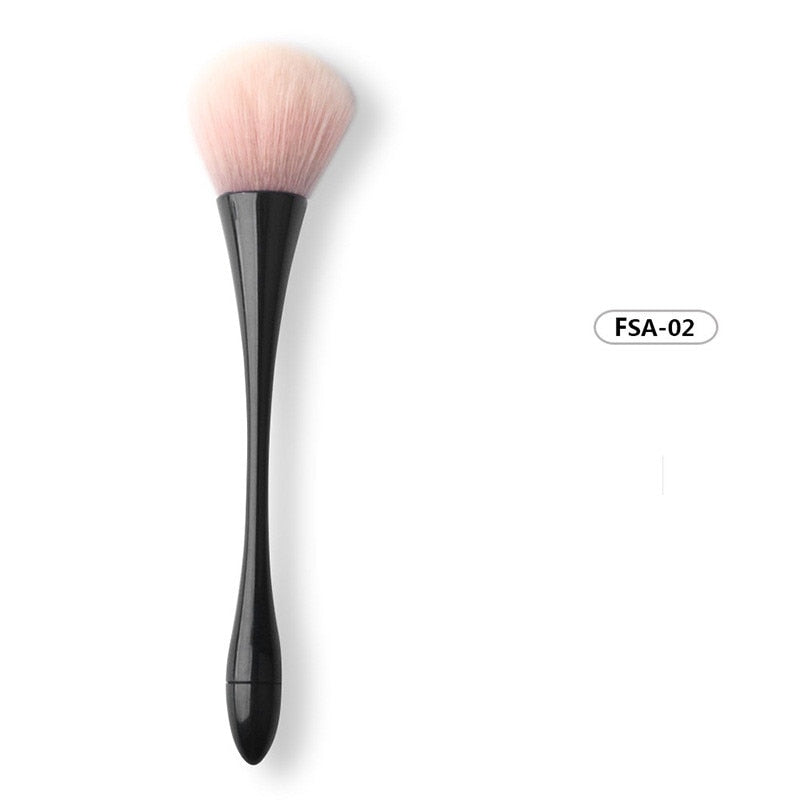 1Pcs Colorful Mullti-function Makeup Powder Foundation Eyeshadow Brushes Beauty Tool Professional Soft Nail Dust Cleaning Brush