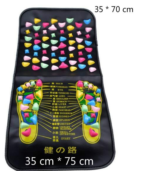 Reflexology Walk Stone Road Foot Massage Mat Acupressure Relax Massage Pad Foot Spa Leg Pain Relief Healthcare Walk Massager Mat