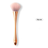 1Pcs Colorful Mullti-function Makeup Powder Foundation Eyeshadow Brushes Beauty Tool Professional Soft Nail Dust Cleaning Brush