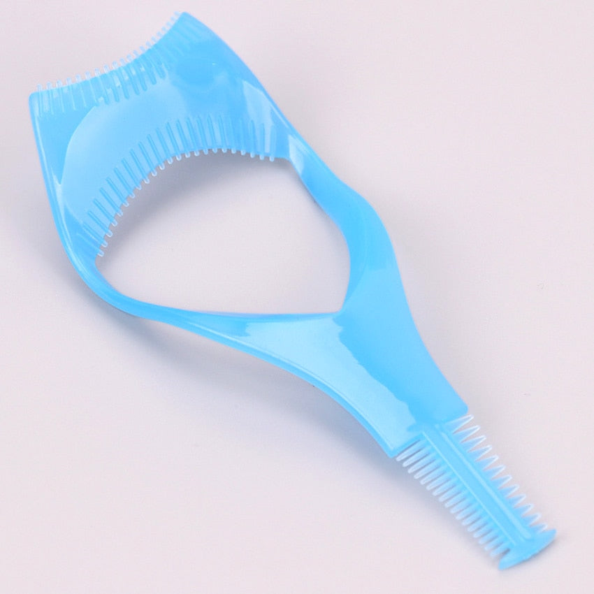 Eyelash Tools 3 in 1 Makeup Mascara Shield Guide Guard Curler Eyelash Curling Comb Lashes Cosmetics Curve Applicator Comb