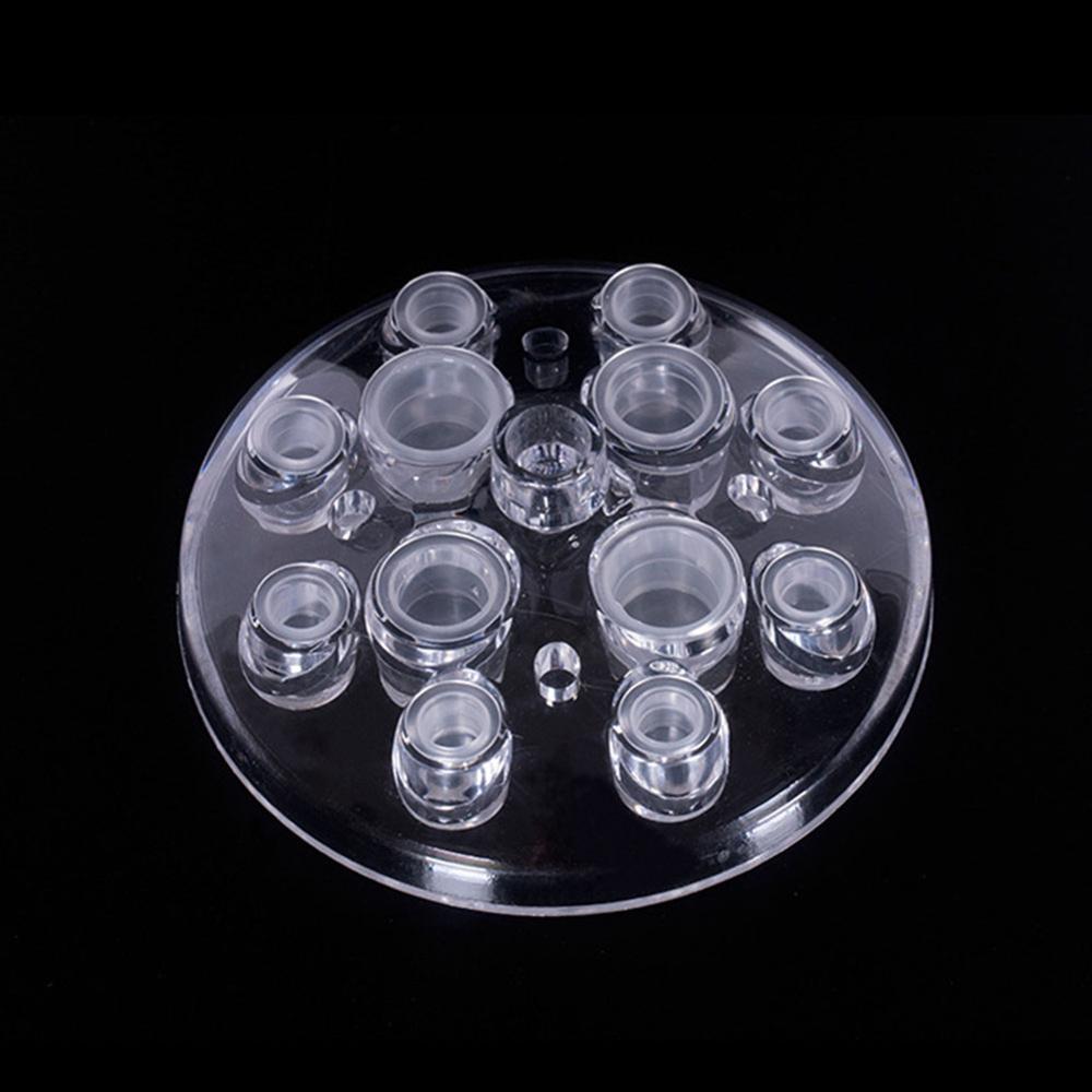 100pc S/M/L Plastic Disposable Microblading Tattoo Ink Cups Permanent Makeup Pigment Clear Holder Container Cap Tattoo Accessory