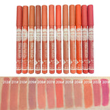 Charming  Lipstick Pencil Waterproof Long Lasting 12 colors Matte Glitter Lip Liner Makeup Beauty Cosmetics