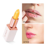 Lip Balm Temperate Changing Lipstick Long Lasting Hygienic Moisturizing Lipstick Anti Aging Makeup Pink Lip Care