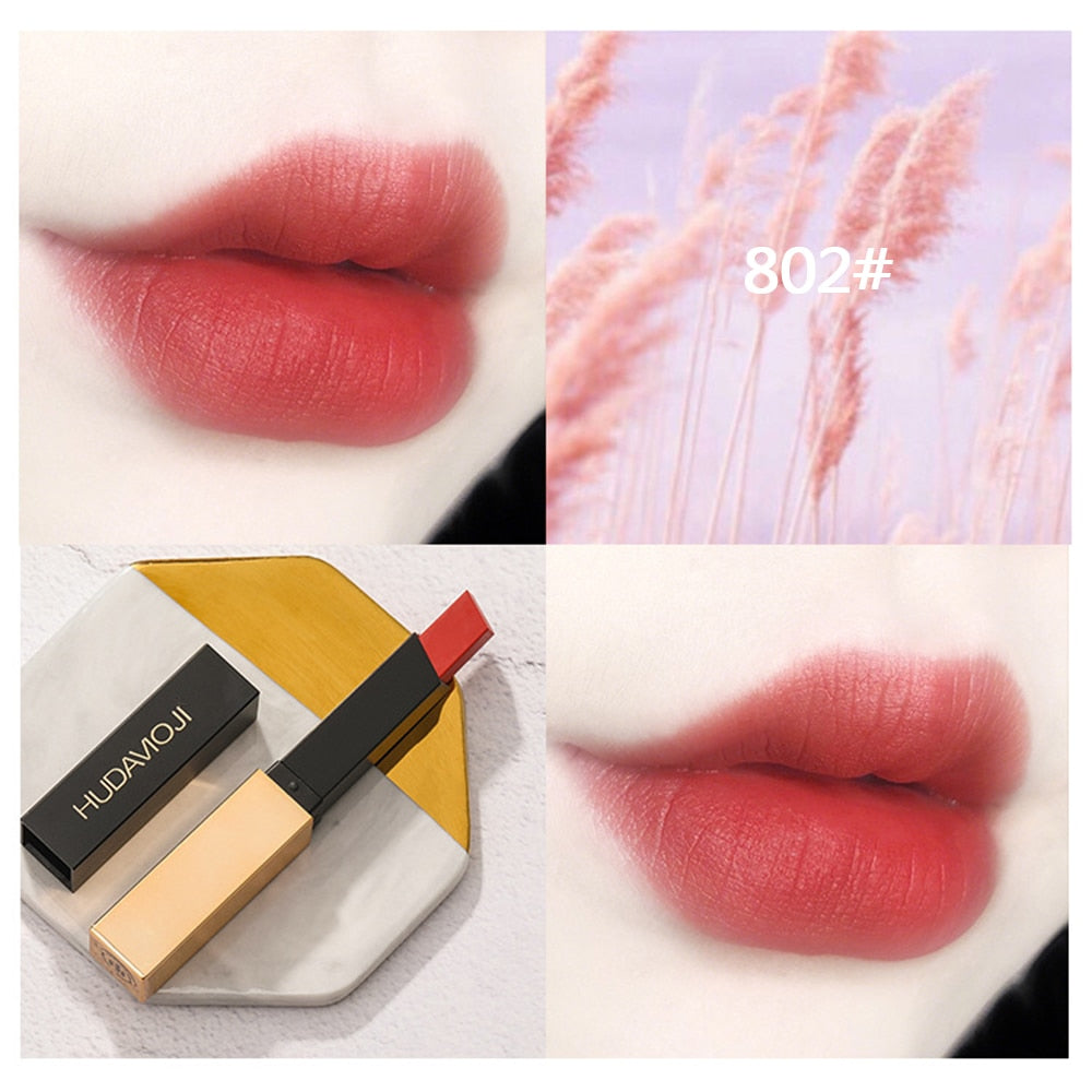 6 Color Waterproof Long Lasting Sexy Red Lipstick Matte Lipstick Lip Care Easy To Paint Without Bleaching Lip Balm