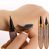 Magic Self Adhesive Lashes Eyeliner Long Lasting No Glue Non Blooming Quick Drying Eyelashes Sticking  Eye liner Pencil 6 color