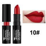 Sexy Red Matte Lipstick Nude Velvet Lip White Black Green Waterproof Long-Lasting Lip Stick Makeup Creative Makeup for Halloween