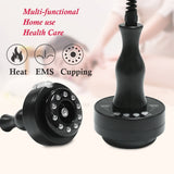 Electric Cupping Body Massager Vacuum Suction EMS Heating Scraping Slimming Therapy Device Lymphatic Drainage Detoxification