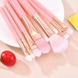 Makeup Brushes Set Face Cosmetic Eye Shadow Blush Brush Make Up Brush Shadow Foundation Blush Oblique eyebrow brush Tool 7Pcs