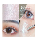4D Black Mascara And Diamond Glitter Mascara Set Waterproof Eyelashes Curls Extension Makeup Long-lasting Lengthens Eye Lash Kit