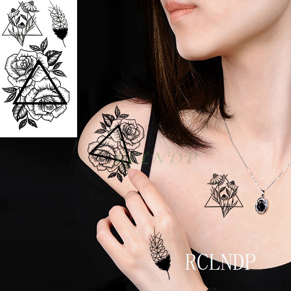 Waterproof Temporary Tattoo Sticker on body thorns vines tattoo totem tatto stickers flash tatoo fake tattoos for men girl women