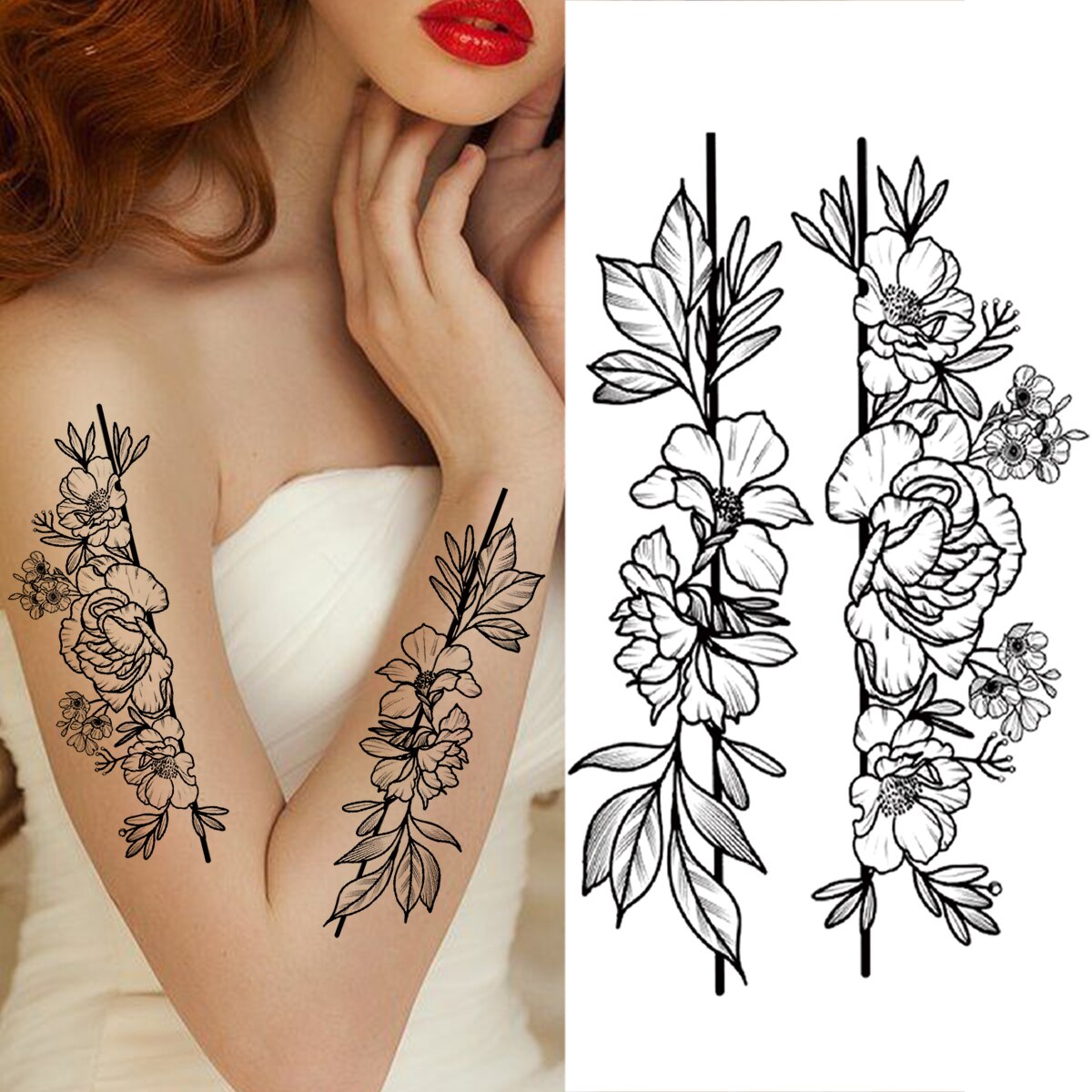 3D Scar Temporary Tattoos For Women Men Kids Realistic Halloween Spider Fake Tattoo Sticker Washable Holiday Arm Tattoo Decal