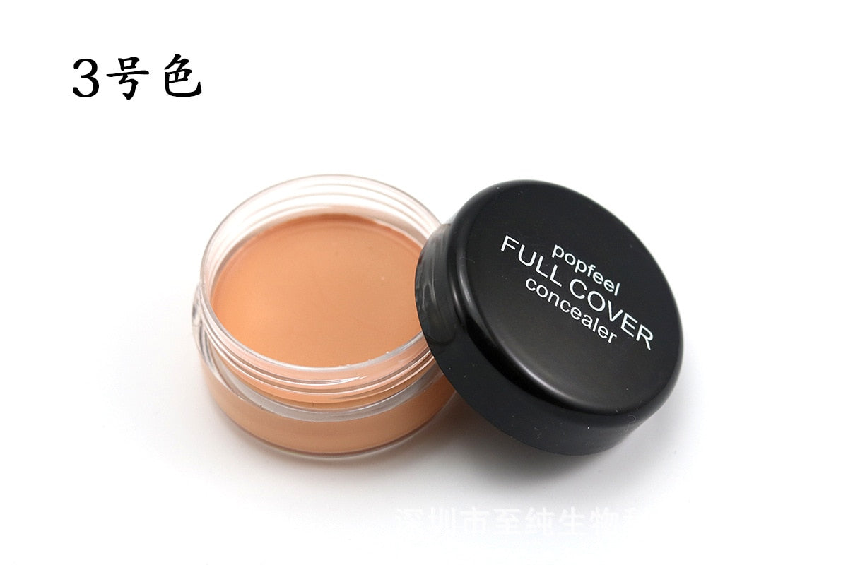 Oklulu Liquid Face Foundation Base Concealer Cream Face Cover Blemish Hide Dark Spot Blemish Eye Lip Contour Makeup Cosmetic TSLM1