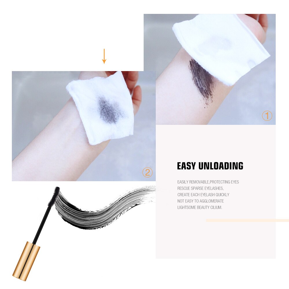 3D Fiber Lashes Thick Lengthening Mascara Long Black Lash Eyelash Extension Eye Lashes Brush Makeup Pro Eye-Cosmetics