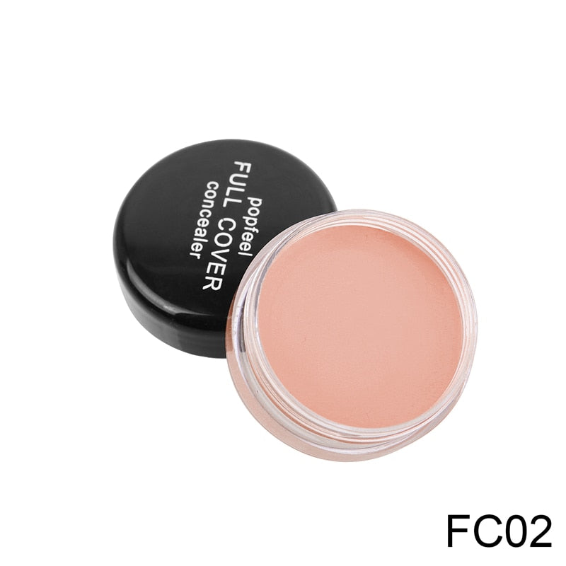 Oklulu Liquid Face Foundation Base Concealer Cream Face Cover Blemish Hide Dark Spot Blemish Eye Lip Contour Makeup Cosmetic TSLM1