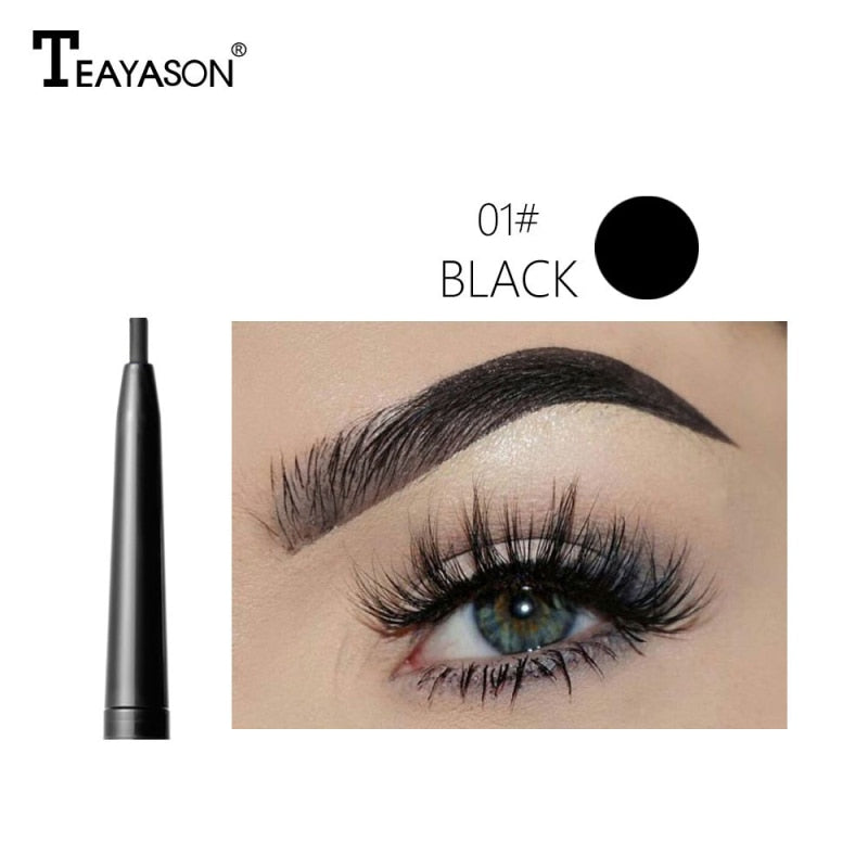 1.5mm Super Fine Eyebrow Pencil Double Rotate Automatic Brow Pencil Waterproof Non-Removable Makeup Pencil TSLM1