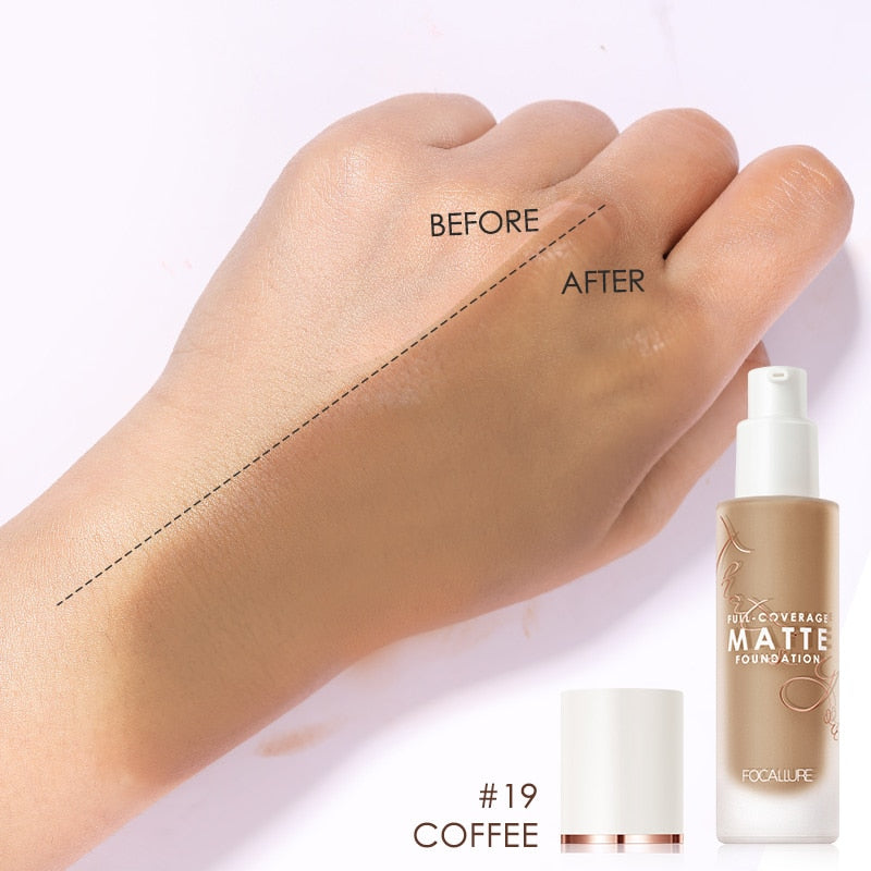 Liquid Foundation Long-Lasting Matte Waterproof Oil-Control Easy To Wear Corrector Cream Concealing Eye Dark Circle