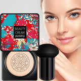 Oklulu  Mushroom Cushion BB Cream Moisturizing Concealer CC Foundation Liquid Face Base Tone Brighten Beauty Makeup Cosmetics