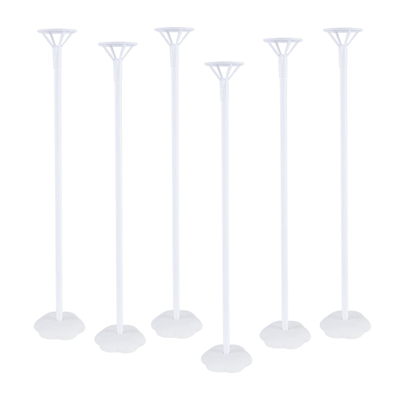 6pcs Balloon Stand Base Balloon Holder Column Support for Adult Kids Birthday Party Wedding Table Decoration Baby Shower Favors