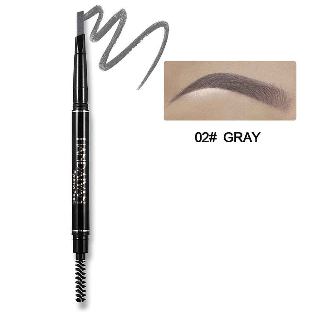 2 In 1 Crayon Sourcil Eyebrow Tattoo Pen Waterproof Eyeliner Pen 2 Heads Microblading Cejas Maquillaje Makeup Sombrancelha