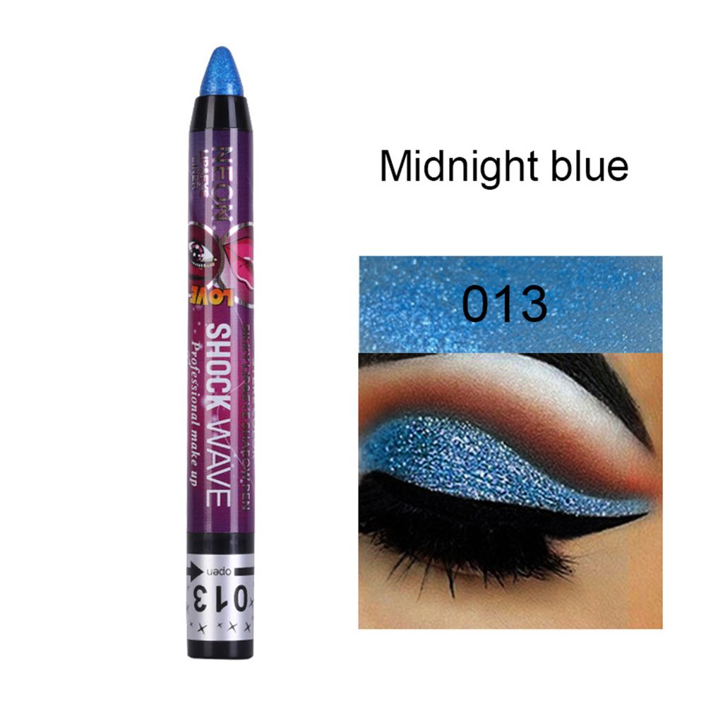 Waterproof 2 In 1 Eyeshadow Stick Pencil & Lip Pen Long-lasting Colored Gradient Shimmer Eyeshadow Highlighter Makeup