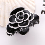 Acetate Camellia Hair Claw Clip Clamp For Women Girl Flower Handmade French Fashion Head Accessories Mujer Wholesale