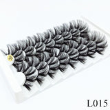 3/5/8 Pairs 3D Mink Lashes 25mm Dramatic Volume Eyelashes Mink Natural Long Silk Eyelashes Beauty Makeup Eyelash Extension Tool