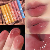 6 Colors Mirror Water Lip Gloss Waterproof Makeup Liquid Lipsticks Tint Moisturizing Nourishing Lip Glaze Long Lasting Cosmetic