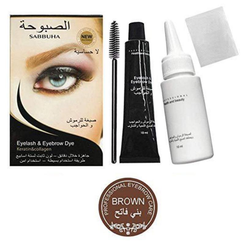 Oklulu 15 Minute Fast Tint Easy Dye Eyebrow Gel Waterproof Natural Eyelashes Dye Tint Gel Eyelash Brown Cream Eye Makeup TSLM2