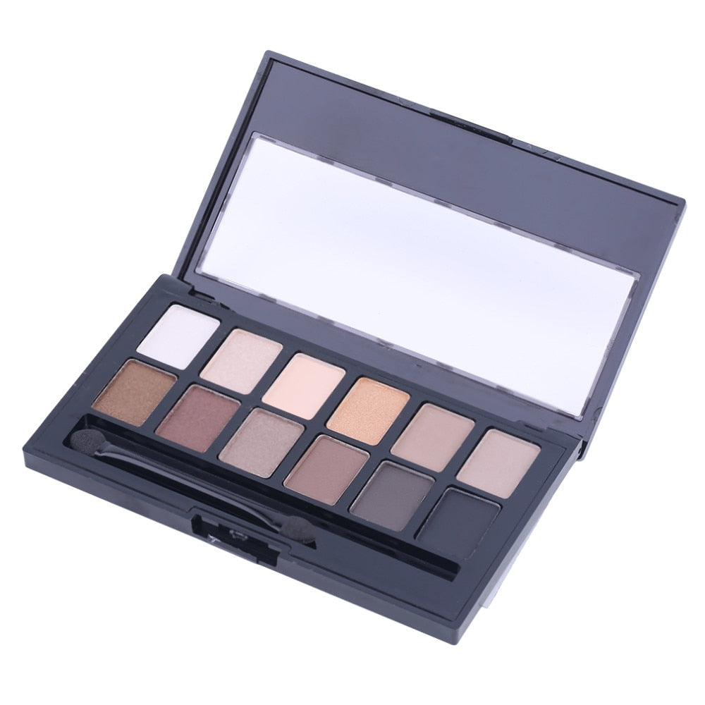 12 Colors Matte Eyeshadow Palette Professional Cosmetic Makeup Palette Brighten Long Lasting Eye Shadow Palette Eye Pallete