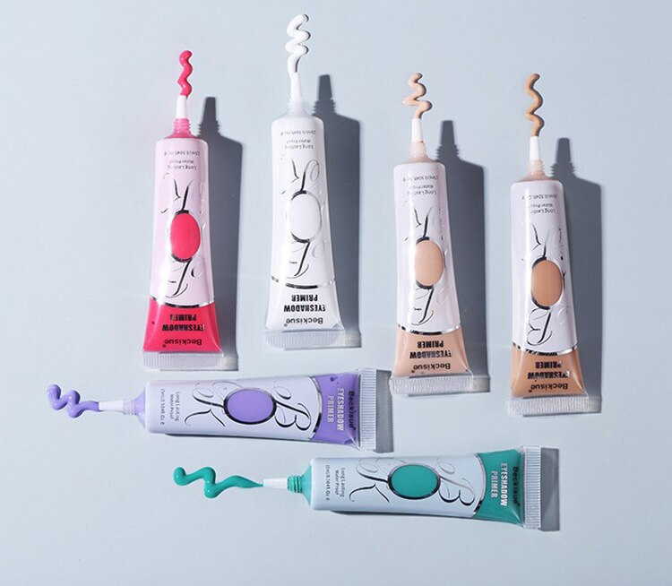 6 Colors Eyeshadow Primer Long Lasting Waterproof Liquid Eyeshadow Base MakeUp Cream Fashion Hot Artistic Eyes Makeup Tools