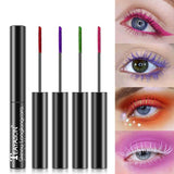 14 Colors Mascara Grape Purple Milk Tea Brown Diamond Mascara Waterproof Quick Dry Curling Thick Eye Makeup Tools TSLM2