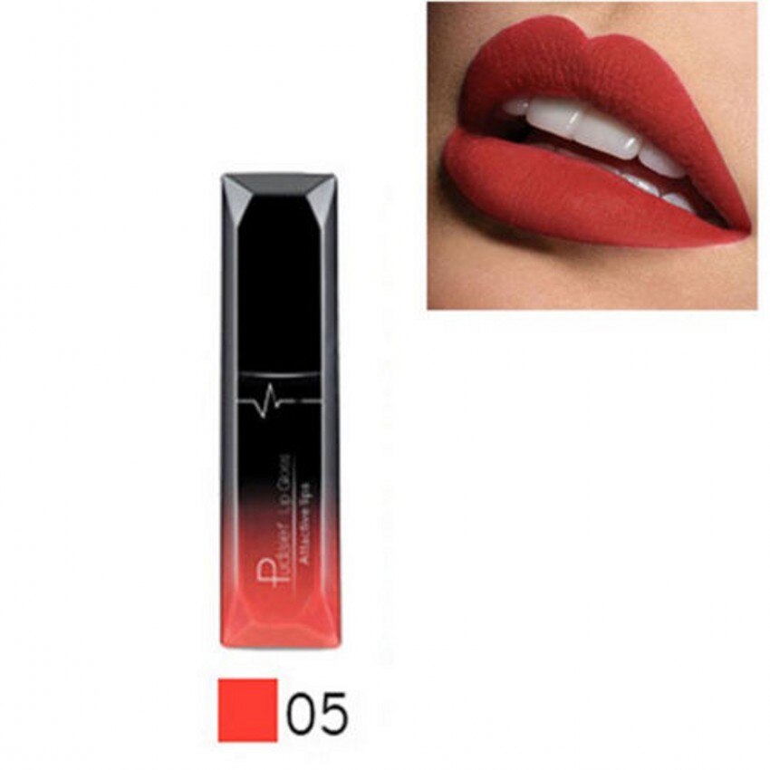 Matte Velvet Lip Gloss Lipstick Glossy Nude Sexy Red Lip Tint 21 Colors Waterproof Long Lasting Women Fashion Lips Makeup 1PCS